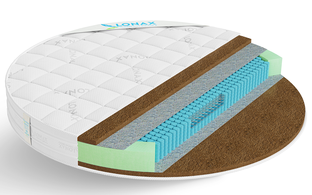 матрас Lonax Круглые Round Cocos S1000 1 Lonax Круглые Round Cocos S1000